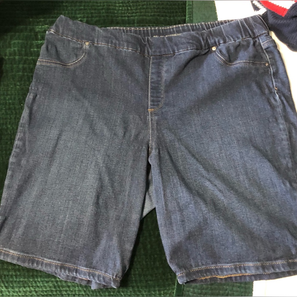 Chico's Dark Blue Jean Shorts Sz. 3 or XL - 16
